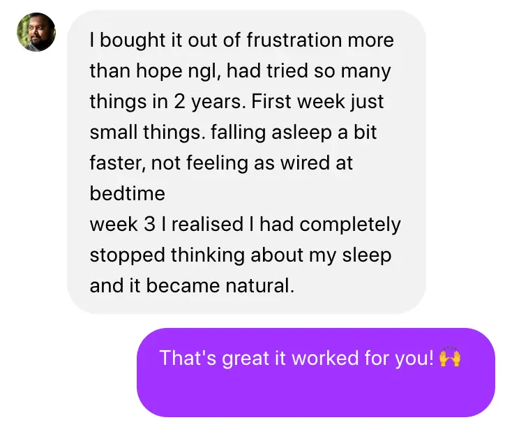 Aditya Singh testimonial