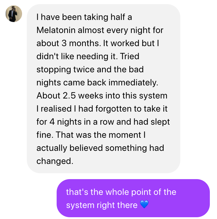testimonial text