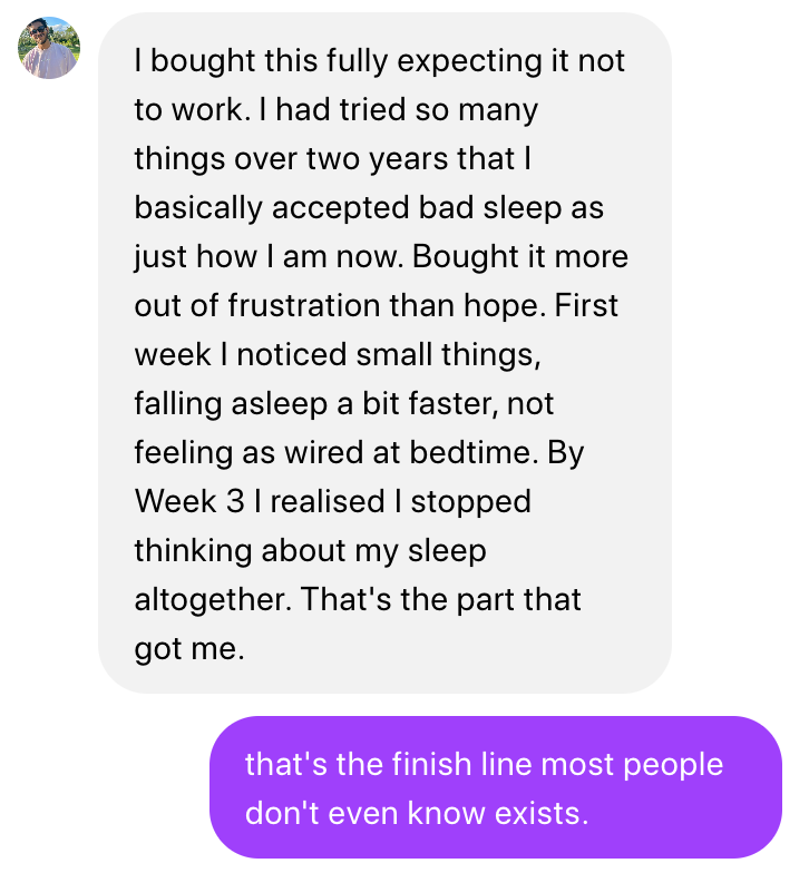 testimonial text