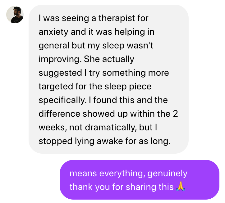 testimonial text